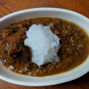 カレーだけど、あっさり。大根おろしがけカレー